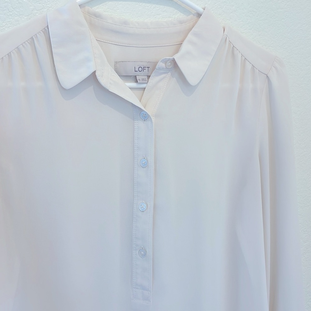 Loft button collared blouse - Picture 2 of 5